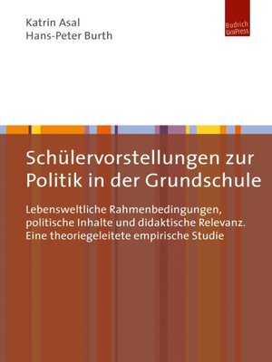 cover image of Schülervorstellungen zur Politik in der Grundschule